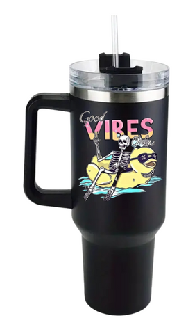 Good Vibes 40 oz. Tumbler